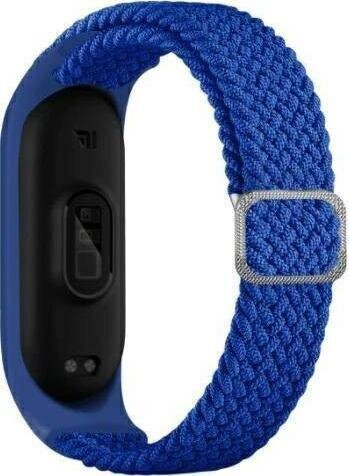 Aproce Beline Mi Band 7/6/5 Textile, Zila cena un informācija | Viedpulksteņu un viedo aproču aksesuāri | 220.lv