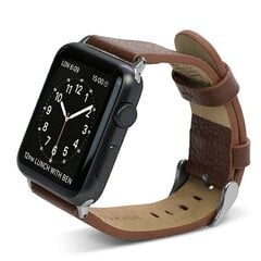 Pasek X-Doria Lux Apple Watch 42|45mm brązowy|brown 23819 цена и информация | Аксессуары для смарт-часов и браслетов | 220.lv