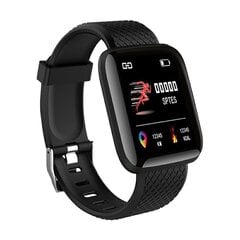 Часы smart band M116​ черный цена и информация | Фитнес-браслеты | 220.lv