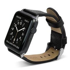 Siksniņa X-Doria Lux Apple Watch 38/41mm, Melna cena un informācija | Viedpulksteņu un viedo aproču aksesuāri | 220.lv