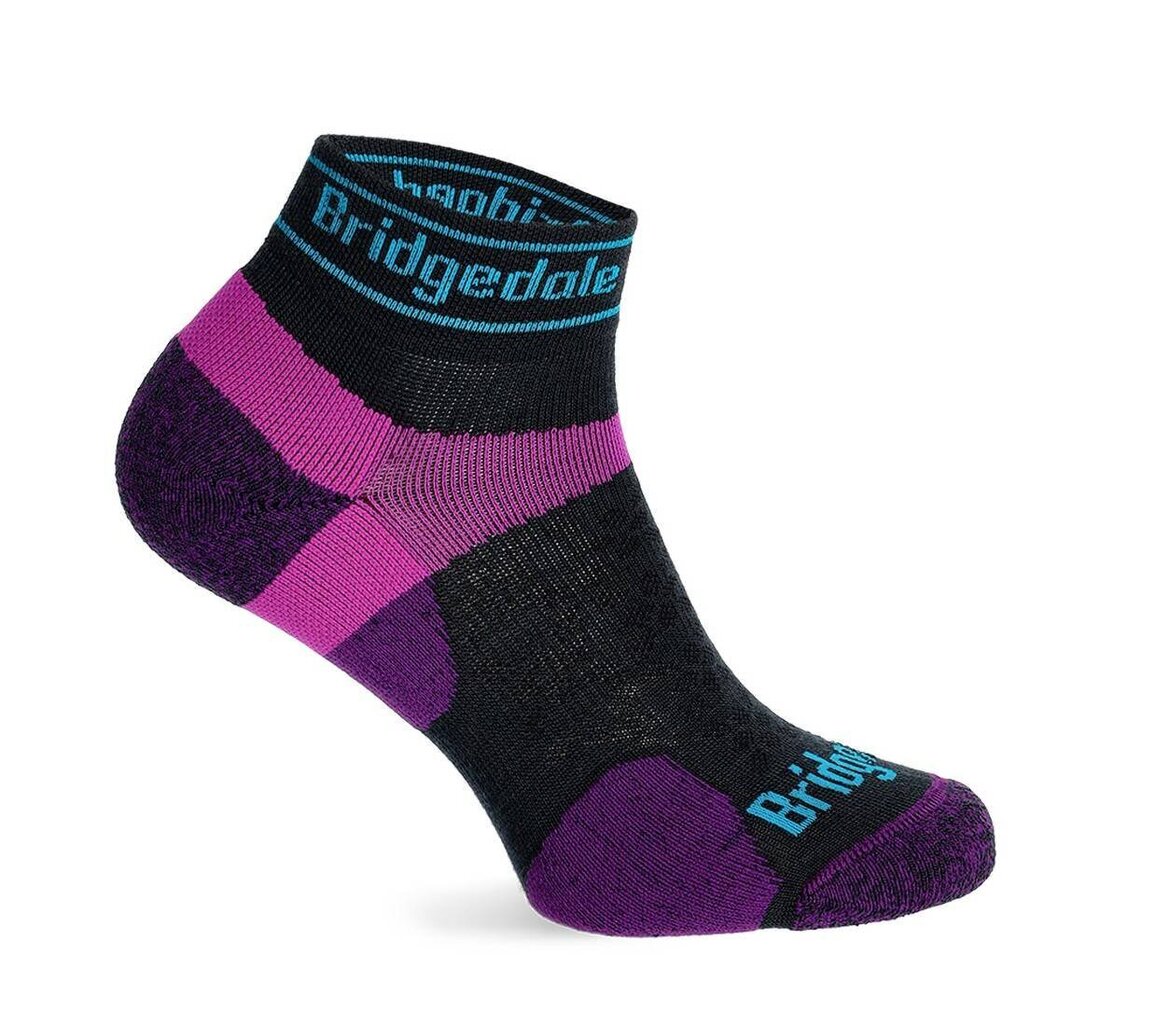 Zeķes sievietēm Bridgedale Jogging Socks Ultra Lt T2 Merino Sport 83121-2646, violets цена и информация | Sieviešu zeķes | 220.lv