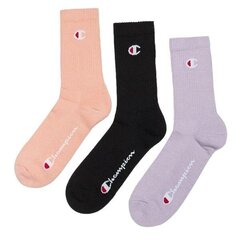 3pk crew socks champion legacy for men's black u24558ps133 U24558PS133 цена и информация | Мужские носки | 220.lv