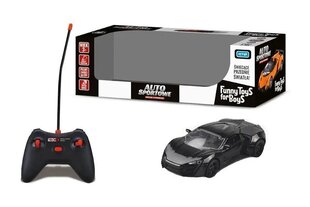 R/C sporta auto melns цена и информация | Игрушки для мальчиков | 220.lv