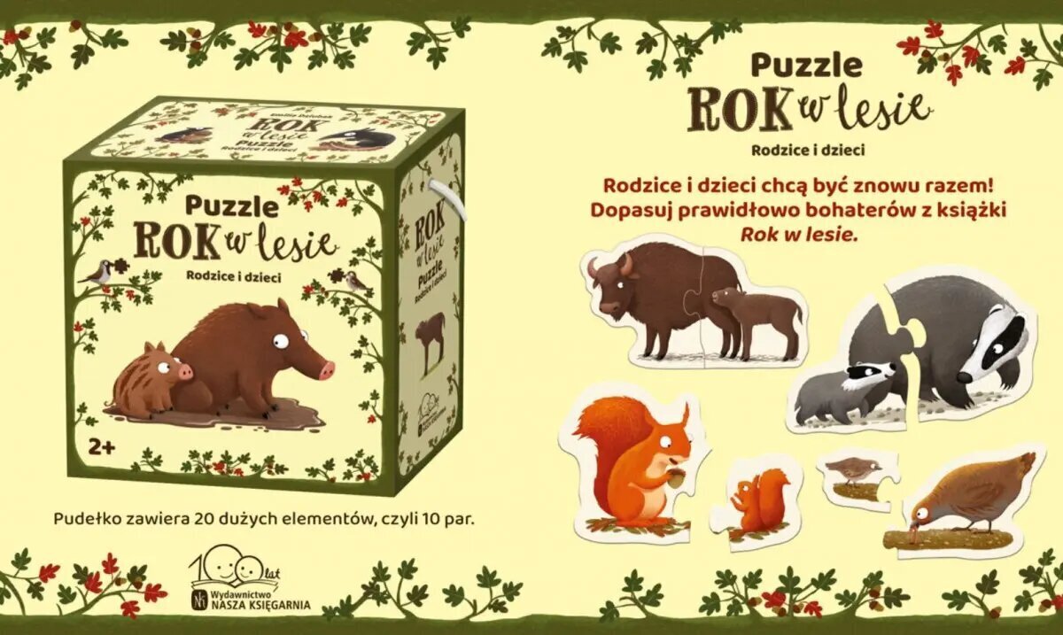 Puzzle gads mežā. Vecāki un bērni cena un informācija | Puzles, 3D puzles | 220.lv