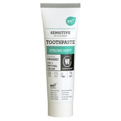 Urtekram Sensitive Strong Mint Toothpaste - Zobu pasta, 75 ml цена и информация | Зубные щетки, пасты | 220.lv
