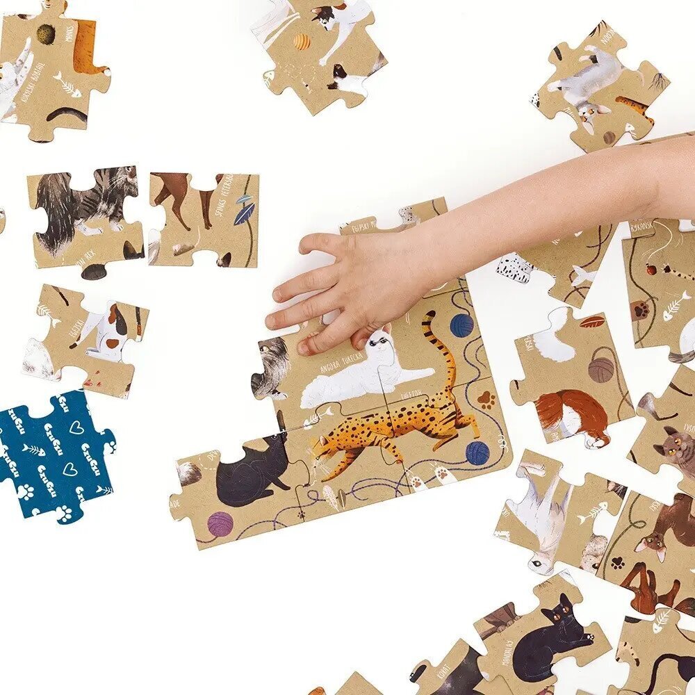 Puzzle 60 gabali Puzzlove - Kaķi cena un informācija | Puzles, 3D puzles | 220.lv