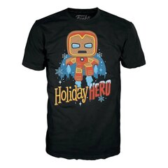 Marvel Holiday POP! Tees T-krekls GB Dzelzs Vīrietis Izmērs XL 123052 cena un informācija | Zēnu krekli | 220.lv