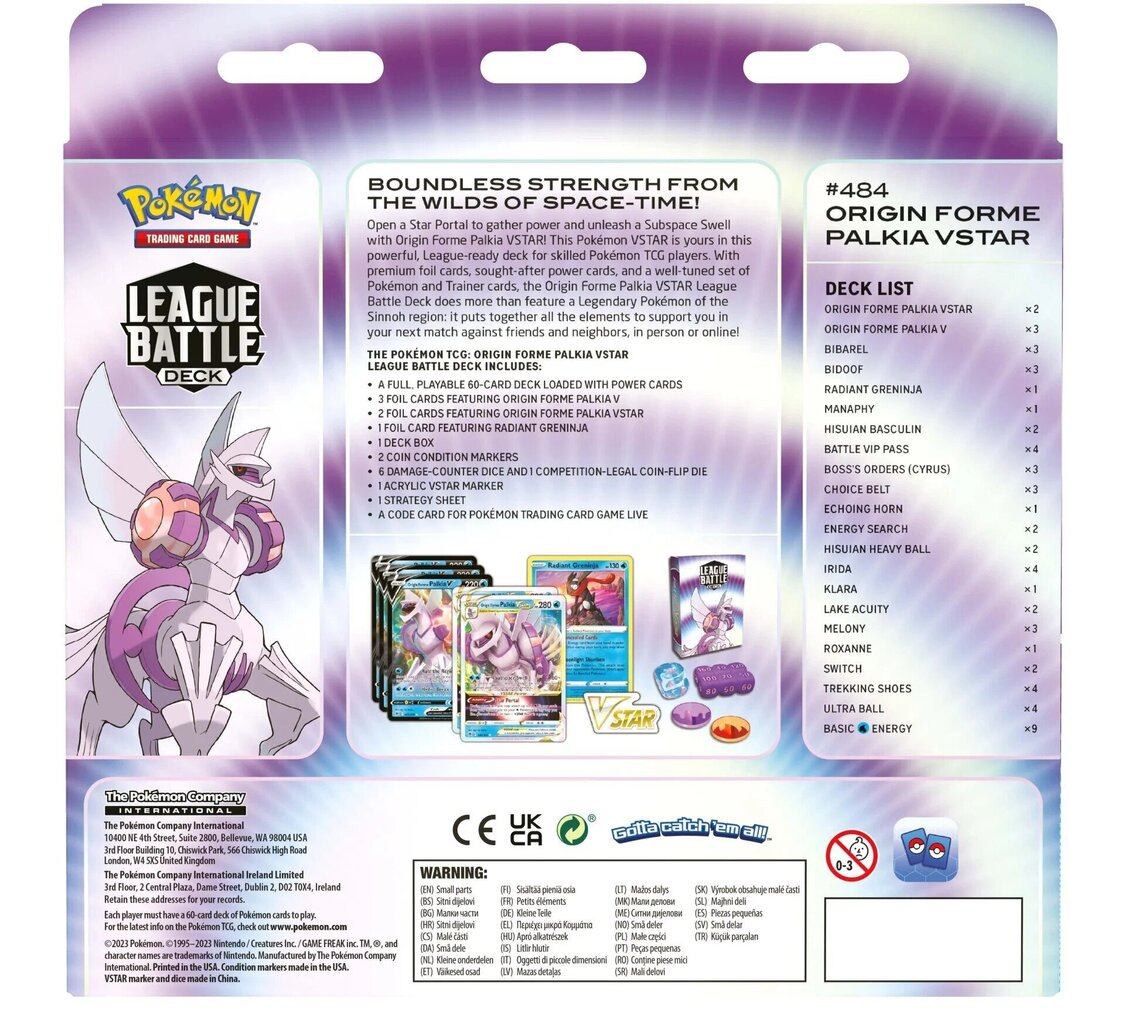 Pokemon TCG - League Battle Deck - Mew VMAX цена и информация | Galda spēles | 220.lv