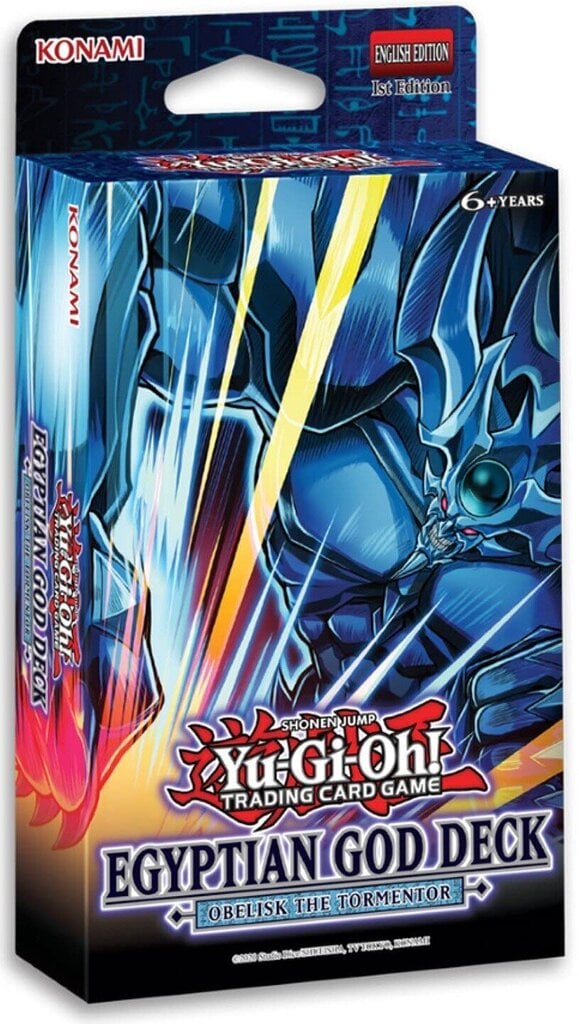 Spēļu kārtis Yu-Gi-Oh! TCG - Ēģiptes Dieva klājs - Obelisks mocītājs cena un informācija | Galda spēles | 220.lv