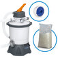Smilšu filtra sūknis, 3028 l/h + smiltis 25 kg cena un informācija | Baseina filtri | 220.lv