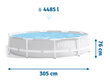 Ierāmēts āra baseins, 305 x 76 cm. cena un informācija | Baseini | 220.lv