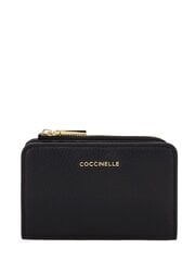 COCCINELLE Metallic Soft Noir 545010623 цена и информация | Женские кошельки, держатели для карточек | 220.lv