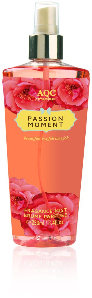 Parfimēta ķermeņa migla AQC Fragrances Passion Moment 250 ml цена и информация | Ķermeņa krēmi, losjoni | 220.lv