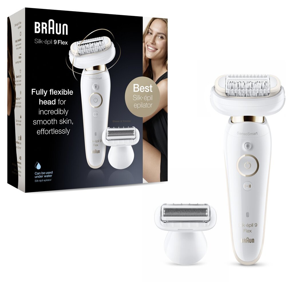 Epilators Braun Silk-épil 9 Flex 9-006 cena un informācija | Epilatori | 220.lv