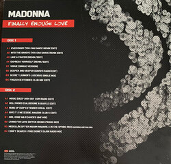 Madonna - Finally Enough Love (2LP) cena un informācija | Vinila plates, CD, DVD | 220.lv