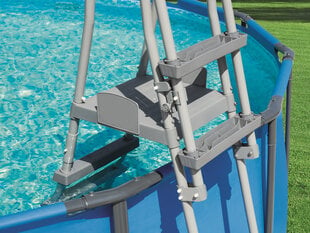 Безопасная лестница для бассейна, 132 см. цена и информация | Аксессуары для бассейнов | 220.lv