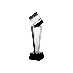 Gravēta stikla trofeja ar korpusu, 30 cm cena un informācija | Citas oriģinālas dāvanas | 220.lv