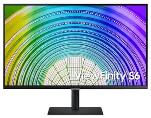 LCD monitors|SAMSUNG|32"|Panelis VA|2560x1440|16:9|75Hz|5 ms|Pagriežams|Pivotējams|Regulējams augstums|Nosvērts|Krāsa melna|LS32A600UUPXEN цена и информация | Мониторы | 220.lv