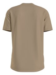 Vīriešu T-krekls CALVIN KLEIN JEANS Varsity Curve Logo Travertine 560076634 cena un informācija | Vīriešu T-krekli | 220.lv