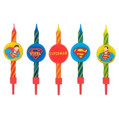 Упаковка 10 свечей, серия DC Comics Супермен цена и информация | Праздничные декорации | 220.lv
