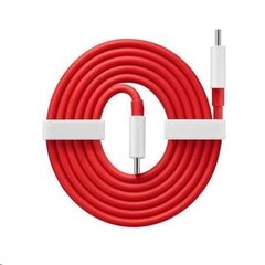 OnePlus D401 Warp Charge Type-C Data Cable (150cm) Red (Bulk) cena un informācija | Kabeļi un vadi | 220.lv
