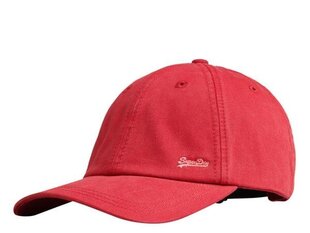 Vintage embroidered cap superdry unisex red y9010073arxg Y9010073ARXG цена и информация | Женские шапки | 220.lv