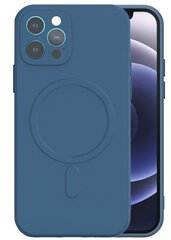 Mocco MagSilicone Soft Back Case Aizmugurējais Silikona Apvalks Priekš Apple iPhone 14 Plus Zils cena un informācija | Telefonu vāciņi, maciņi | 220.lv