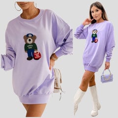 Платье женское Teddy, фиолетовое цена и информация | Платья | 220.lv