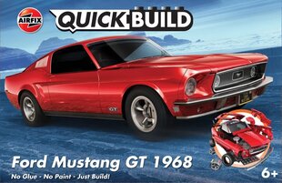 Пластиковая модель быстрой сборки Форд Мустанг GT 1968 цена и информация | Конструктор автомобилей игрушки для мальчиков | 220.lv