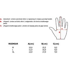 Neoprēna cimdi York, melns/sarkans цена и информация | Рабочие перчатки | 220.lv