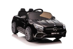 Vienvietīgs elektromobilis Mercedes SL65 S, melns lakots cena un informācija | Bērnu elektroauto | 220.lv