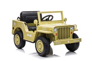 Одноместный электрический джип JH-103 Khaki 4x4 цена и информация | Электромобили для детей | 220.lv