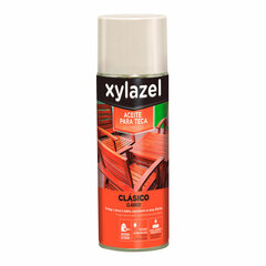 Тиковое масло Xylazel Classic 5396270 Spray Тик 400 ml матовый цена и информация | Очистители | 220.lv