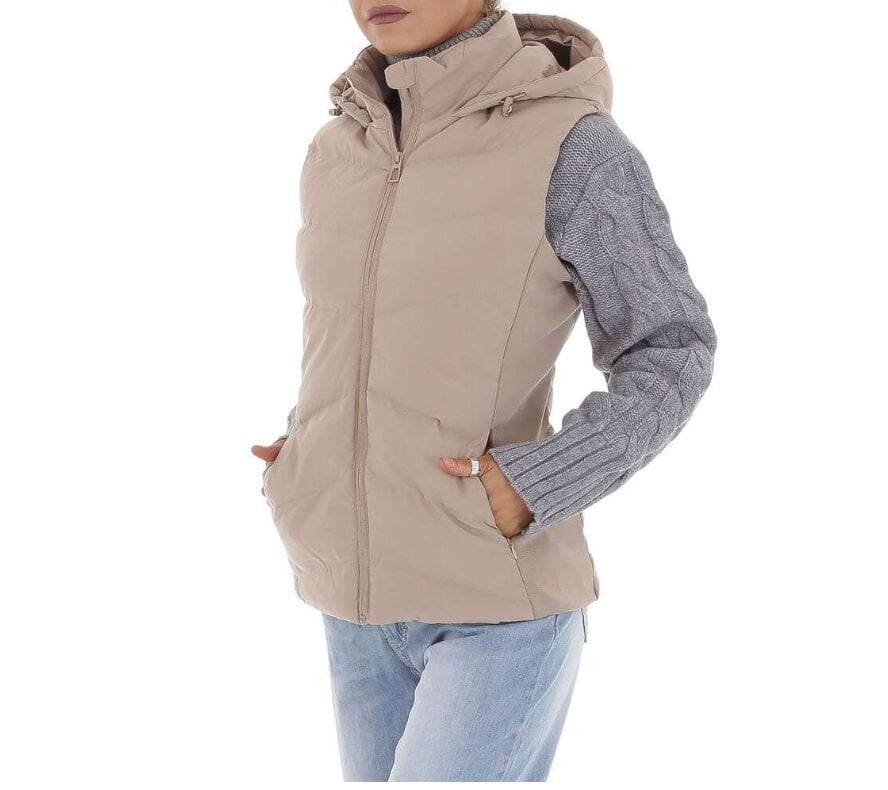 Sieviešu stepēta veste White Icy, bēša cena un informācija | Sieviešu vestes | 220.lv