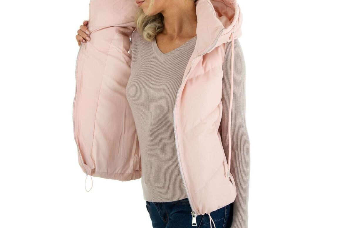 Sieviešu stepēta veste White Icy, rozā cena un informācija | Sieviešu vestes | 220.lv