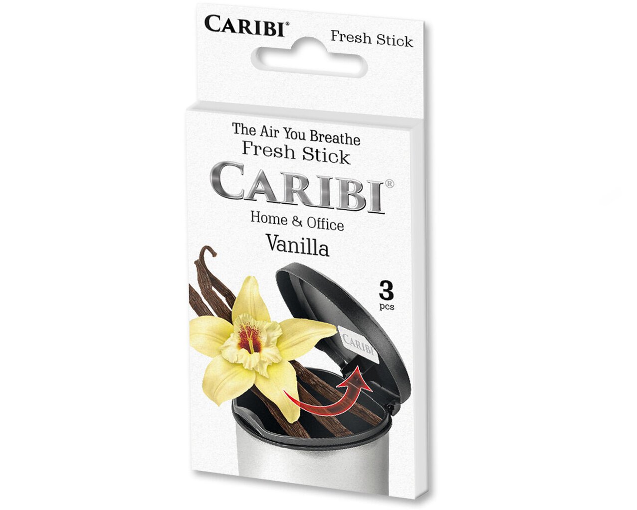 Gaisa atsvaidzinātājs atkritumu kastē "Vanilla" 3 sticks cena un informācija | Mājas aromāti | 220.lv