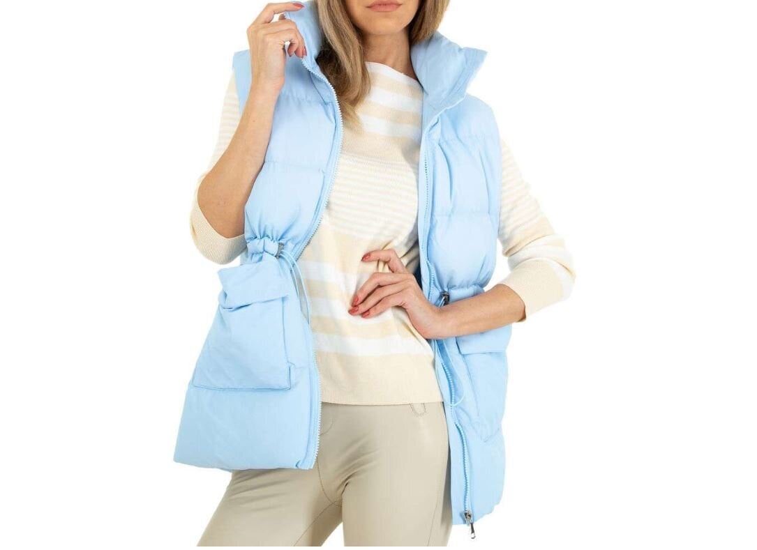 Sieviešu starpsezonas veste, White Icy, gaiši zila цена и информация | Sieviešu vestes | 220.lv