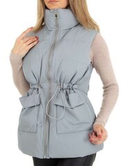 Sieviešu starpsezonas veste, White Icy, pelēka цена и информация | Женские жилеты | 220.lv