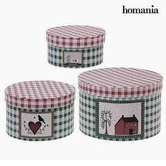 Декоративный картонный ящик Homania, 3 шт. цена и информация | Ящики для вещей | 220.lv