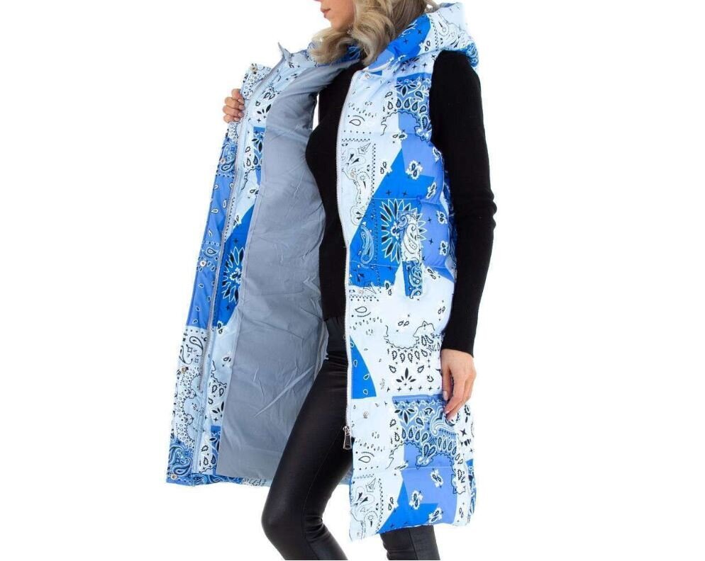Sieviešu stepēta veste White Icy, zila cena un informācija | Sieviešu vestes | 220.lv
