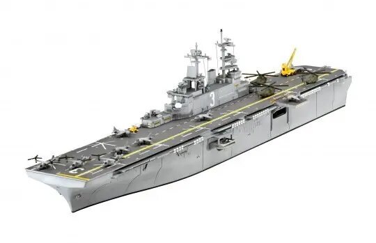 ASV Navy Assault Carrier 1/700 plastmasas modelis cena un informācija | Konstruktori | 220.lv