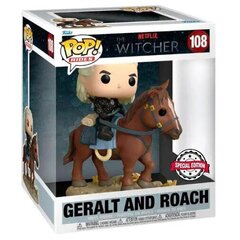 POP figūra The Witcher Geralt un Roach Exclusive cena un informācija | Datorspēļu suvenīri | 220.lv