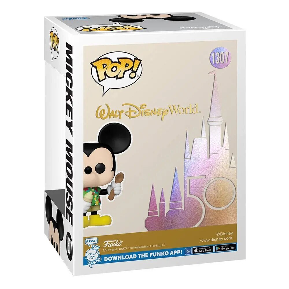 Walt Disney Word 50 gadu jubilejas POP! Disneja vinila figūra Aloha Mickey Mouse 9 cm cena un informācija | Datorspēļu suvenīri | 220.lv