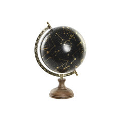 Земной глобус DKD Home Decor 20 x 20 x 33 cm Чёрный Позолоченный Коричневый Колониальный цена и информация | Детали интерьера | 220.lv