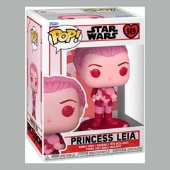 Star Wars Valentīna POP! Zvaigžņu karu vinila figūra Leia 9 cm cena un informācija | Datorspēļu suvenīri | 220.lv