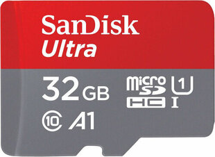 Sandisk Mikro SD Atmiņas karte ar Adapteri SanDisk SDSQUA4-032G-GN6MA cena un informācija | Atmiņas kartes fotokamerām | 220.lv
