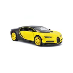 Композитная модель Bugatti Chiron желто-черная 1/24 цена и информация | Конструкторы и кубики | 220.lv