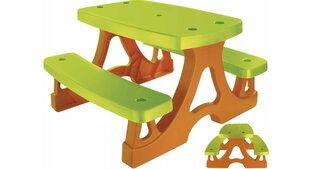 Bērnu piknika galds ar soliņiem cena un informācija | Bērnu krēsliņi un bērnu galdiņi | 220.lv