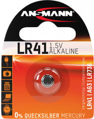 Ansmann battery LR41 цена и информация | Батареи | 220.lv