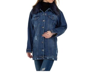 Sieviešu džinsa jaka M.Sara Denim, zila цена и информация | Женские толстовки | 220.lv